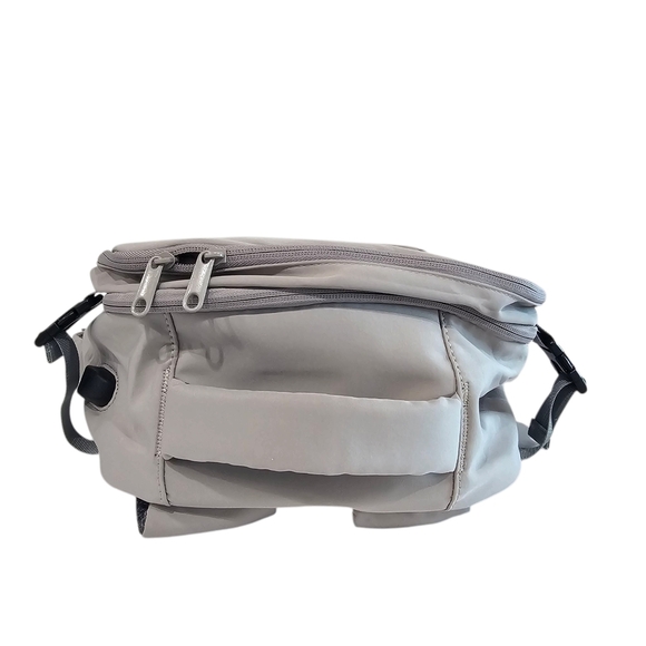 Gray Structured Backpack with Modern Design - Picture 4 of 8